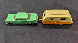 Vintage Dinky Toys Meccano #190 Caravan & #191 Dodge Royal Sedan - Picture 1 of 10