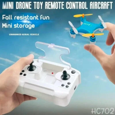 Best Mini Drone Remote Control Toy UAV Easy-Control, All Battery Included, Blue - Image 1 of 4