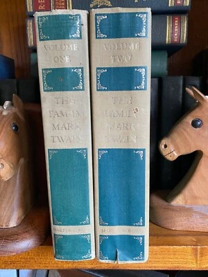 2 Volume Set of The Family Mark Twain, Harper & Row 1972 edition Foto 1 de 4