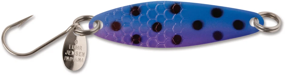 Vintage   LUHR JENSEN         NEEDLEFISH  #0       Blue / Purple/ Black Dot - Image 1 of 1