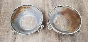 1971-77 DODGE VAN HEADLIGHT BUCKETS - Picture 1 of 3