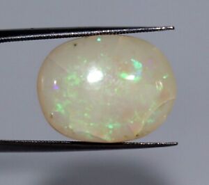 Natural Multi Firing Opal Loose 14.03 Ct Oval Shape Australia Mine Gemstone A+
