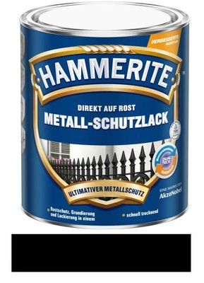 Hammerite Metallschutz-Lack Glänzend 2,5 l schwarz NEUWARE Art.Nr. 5087594 - Bild 1 von 2