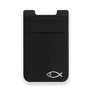 Swift Jesus Fish Phone Wallet - RFID-Blocking Cell Phone Pocket - Dual Sleeve - Photo 1 sur 27