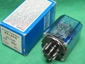 DELTROL CONTROLS 20114-83 RELAY COIL 48 VDC 10A DPDT 8 PIN 105-20114-83 - Bild 1 von 1