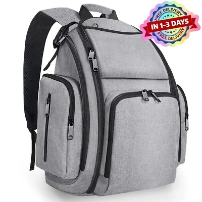 Bebe Mochila Pañalera Panalera Bolso De Pañales para Biberones Viaje Impermeable Foto 1 de 4