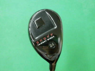 DAIWA GLOBERIDE GOLF CLUB UTILITY ONOFF WINGS KURO U LOFT-24 MP-715I SR-FLEX - Image 1 of 4