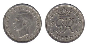 40 Great Britain KM875(VF) George VI: 6 Pence Lot  ED - Picture 1 of 1