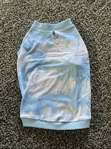 Neu ohne Etikett Old Navy blau-weiß Batik Hundehemd S - Bild 1 von 8