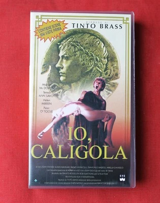  Tinto Brass IO CALIGOLA Malcom Mc Dowell VHS originale 1984 come nuova - Immagine 1 di 4
