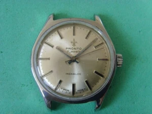 Reloj mecánico vintage Swiss PRONTO 17J manual - Imagen 1 de 8
