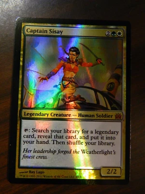 MTG From The Vault Legends FOIL Captain Sisay Excellent - NM Cond - Image 1 of 2