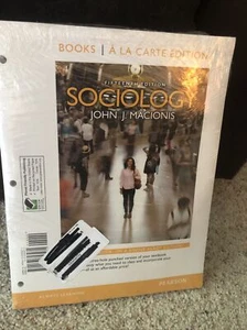 Sociology John J. Macionis A La Carte Edition Pearson BRAND NEW WITH CODE  - Bild 1 von 2