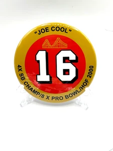 San Francisco 49ers Joe Montana SPORTS BADGE-Classic RETRO Collectible - Picture 1 of 1
