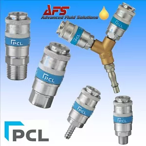 PCL Standard AIRFLOW Schnellkupplungs-Luftkupplung Airline Schlauch UK - Bild 1 von 13