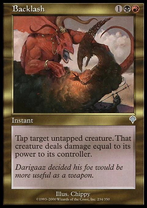 MTG - Backlash - Invasion - NM, English Magic FLAT RATE SHIP - Image 1 of 1