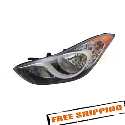 TYC 20-12552-00 Left Headlight Assembly for 2011-2013 Hyundai Elantra Foto 1 de 4