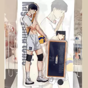 Carino tavolo da appoggio Haikyuu!!! Tobio Kageyama Supporto acrilico Figura Decorazione - Foto 1 di 4