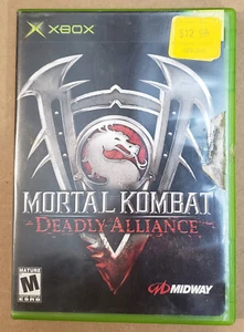 Mortal Kombat Deadly Alliance Xbox CIB 1st Print Black Label Complete Tested - Picture 1 of 3