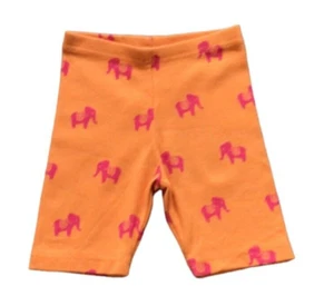 Gymboree Batik Summer Bike Shorts Elephant Orange Knit Sz 9 NWT - Picture 1 of 2