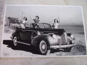 1940 BUICK CONVERTIBLE 11 X 17 PHOTO PICTURE - Picture 1 of 1
