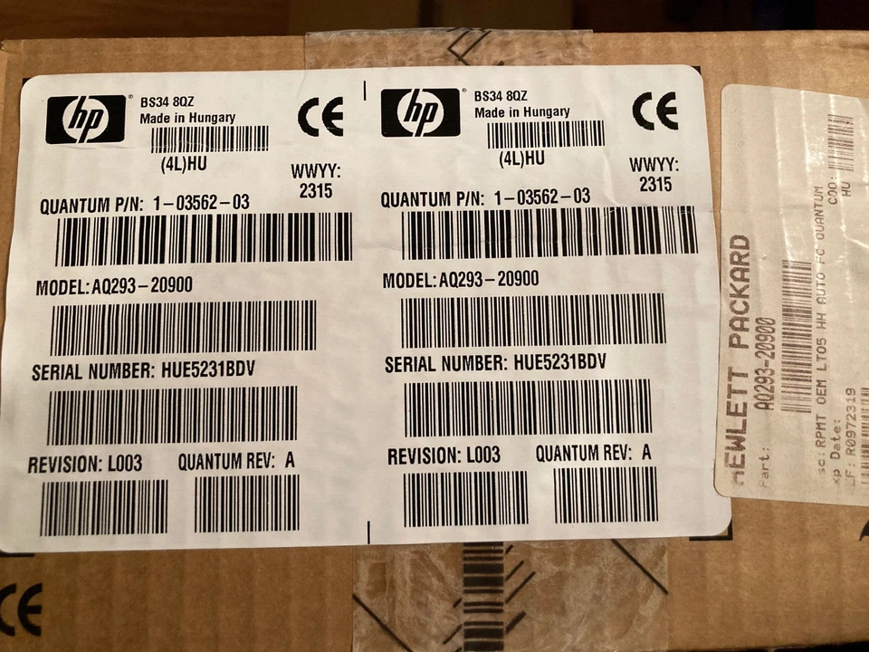 Quantum LT05 HH FC AQ293C#900 1-03562-01 i40 i80 Scalar (drive only no sled ) - Image 1 of 1