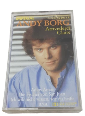 Andy Borg – Arrivederci Claire 1982  MC, Kassette, Tape Zustand gut - Bild 1 von 4