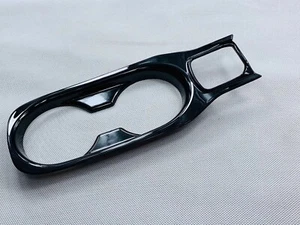 Black Water Cup Holder Frame Cover Trim For 2020-2023 Toyota Corolla Cross - Picture 1 of 4
