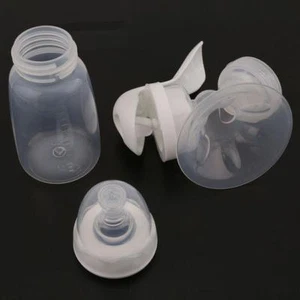 Manual Breast Pump Kit Hand Breast Pump & Breast Milk Storage Bottle Handheld FY - Picture 1 of 12