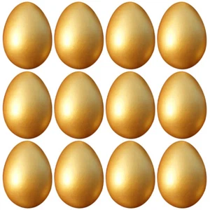 12Pcs Plastic Easter Eggs Easter Party Favors Hanging Easter Eggs - Picture 1 of 12