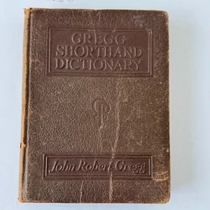 Gregg Shorthand Dictionary by John Gregg 1930 - Bild 1 von 7