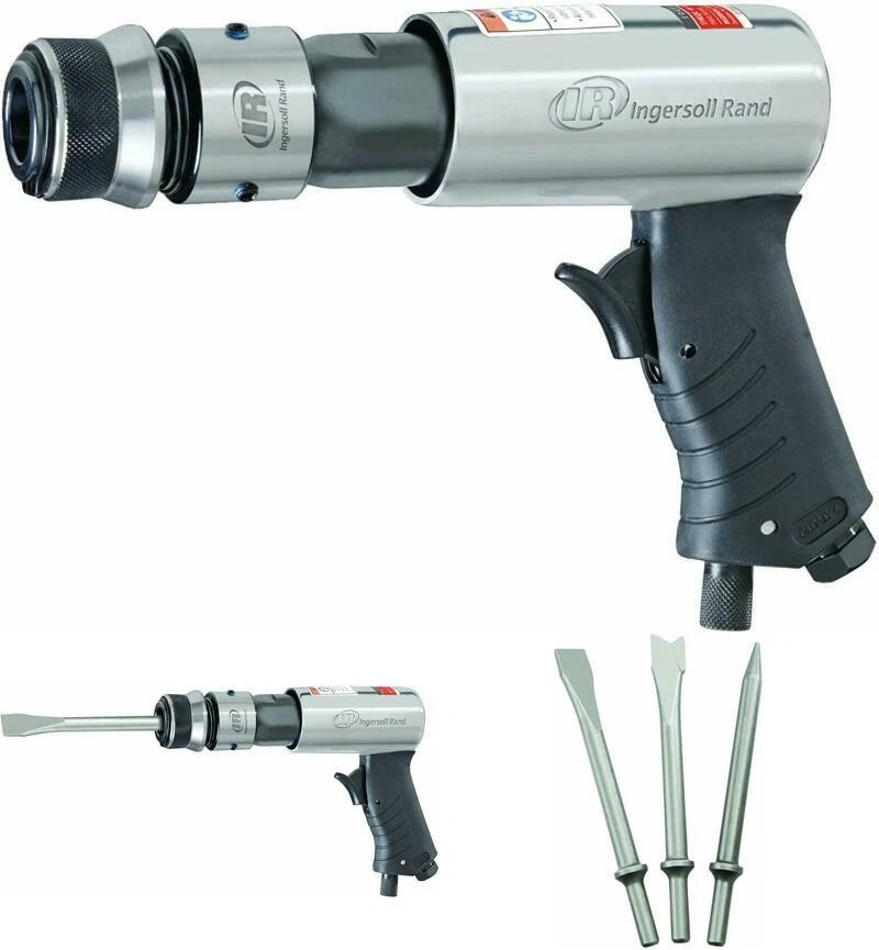 Air Hammer Chisel Ingersoll Rand Pneumatic Long Barrel Blade Impact Heavy Duty - Image 1 of 4