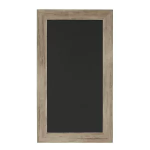 DesignOvation Beatrice Framed Magnetic Chalkboard, 13x23, Rustic Brown - Picture 1 of 9