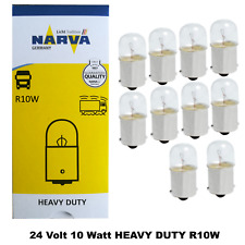 Produktbild - 20 Stück Narva Heavy Duty 24V 10W R10W BA15s Glühlampe Kugellampe LKW Bus  N928h