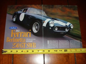 1961 FERRARI BERLINETTA 250 GT SWB - ARTICOLO ORIGINALE 1996 - Foto 1 di 4