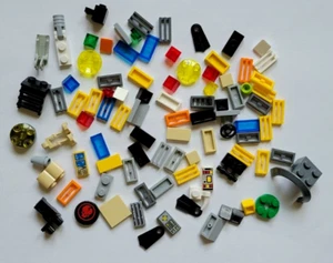 Lot of 100 Mixed LEGO Small Tiny Minifigure parts pieces Assorted Sizes Colors. - Picture 1 of 4