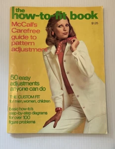 VINTAGE MCCALL'S SPENSIERATO HOW-TO-FIT-BOOK rivista regolazione modello cucito - Foto 1 di 3
