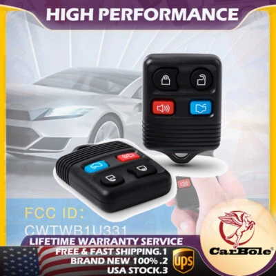 Chaveiro com controle remoto de carro de entrada 2 sem chave para Ford Expedition Explorer 2004 2005-2009 - Imagem 1 de 4