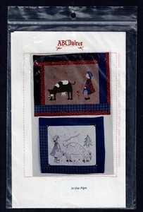 Kit de acolchado/bordado francés - ABCDaires - "En los Alpes" - Escrito en inglés - Imagen 1 de 3