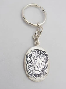 Leone : Portachiavi in Argento 925 - brisè - Zodiaco - Segno Zodialcale - Picture 1 of 7