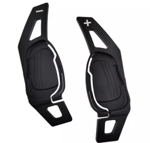 Black DSG Paddle Shift Extensions Seat Leon /Ateca /Cupra Mk4 / Cupra Formentor - Picture 1 of 7