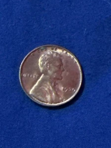 ERROR 1939 Lincoln Wheat Cent Clipped Planchet XF+ Example, Blakesley Effect - Picture 1 of 3