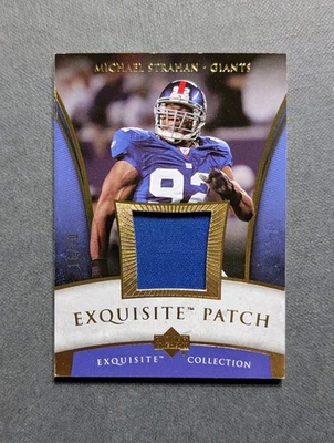 Michael Strahan #16/30 - 2006 Upper Deck Exquisite Collection - Gold Patch - Image 1 of 4
