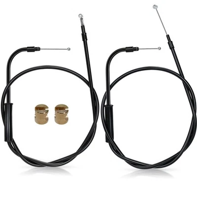 Cable de acelerador trenzado de acero Harley 54,8" para Softail Fat Boy Heritage 2000-2006 Foto 1 de 4