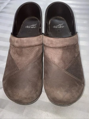 Zuecos profesionales de cuero Dansko - para mujer talla 40 - marrón Foto 1 de 4