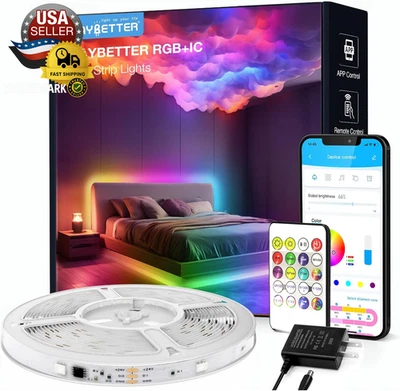 DAYBETTER Smart IC LED Strip Lights, BGRIC LED Lights for Bedroom, DIY Multiple  - Image 1 of 4