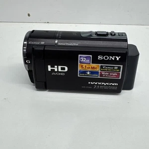 Sony HDR-CX220 8.9 MP Black Handycam With Battery Tested - Picture 1 of 5