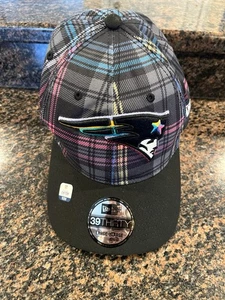 New England Patriots New Era 2025 Crucial Catch NFL 39THIRTY Hat Cap Plaid New - Picture 1 of 9