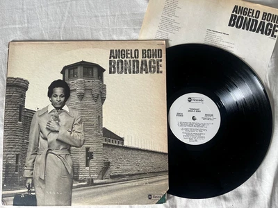 RARE FUNK Angelo Bond – Bondage LP w/ Insert (EX) [1st US Press, wlp] ABC - Image 1 of 4