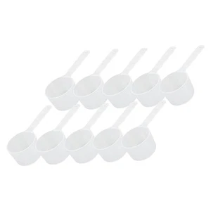 10pcs Kunststoff Messschaufeln Transparent Lange Griff Messlöffel Mit Skala CHP - Bild 1 von 22